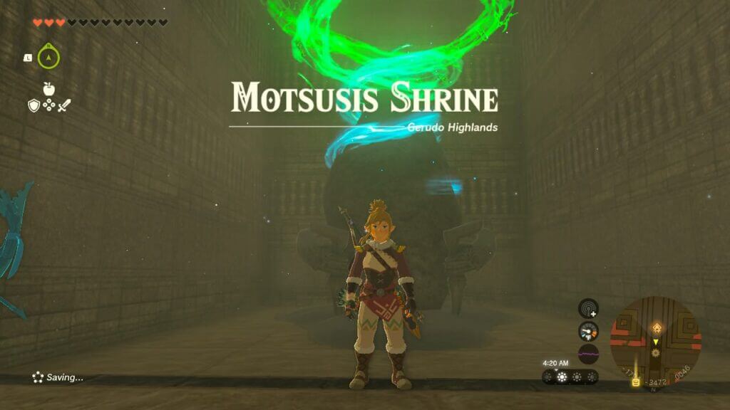 Motsusis Shrine Entrance in Zelda Tears of the Kingdom