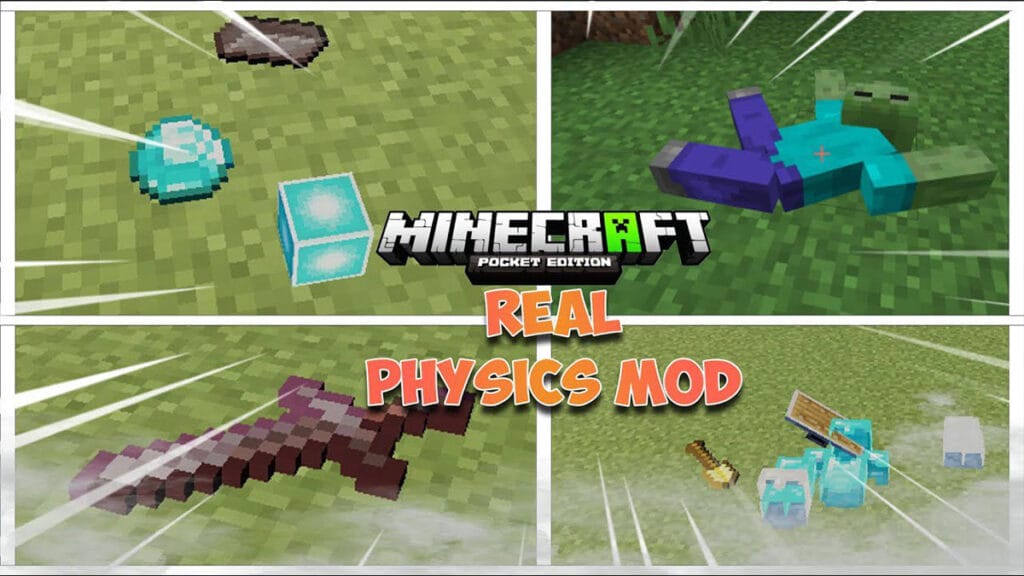 Module complémentaire de physique d'objet dans Minecraft Bedrock