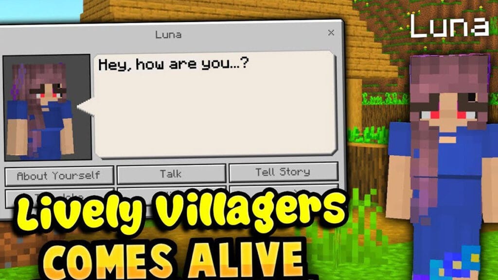 Lively Villagers in Minecraft Bedrock