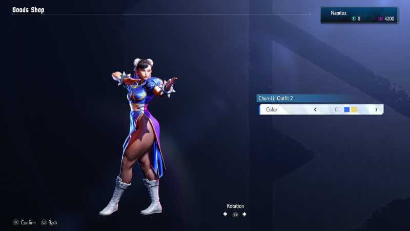 Chunli Street Fighter 6 Outfit 2 color 01