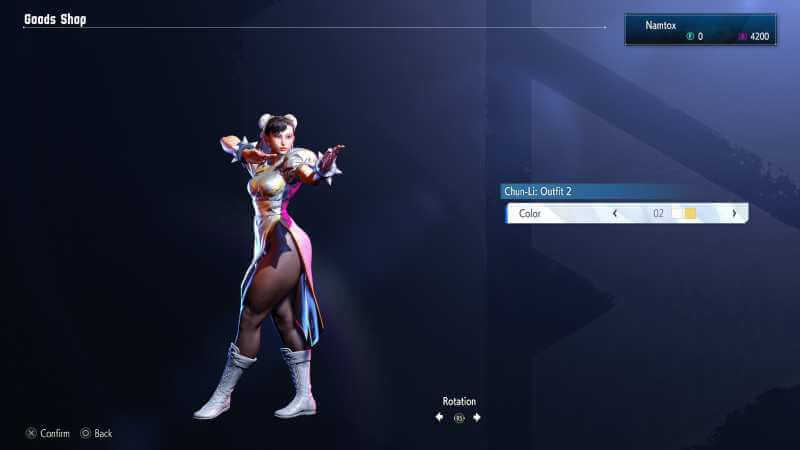 Chunli Street Fighter 6 Outfit 2 color 02