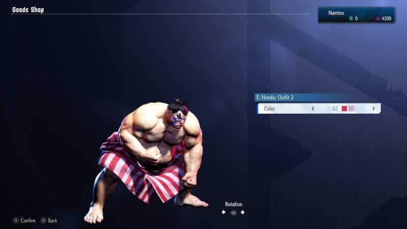 Honda Street Fighter 6 Outfit 2 color 02