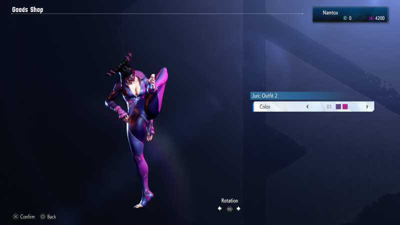 Juri Street Fighter 6 Outfit 2 color 01