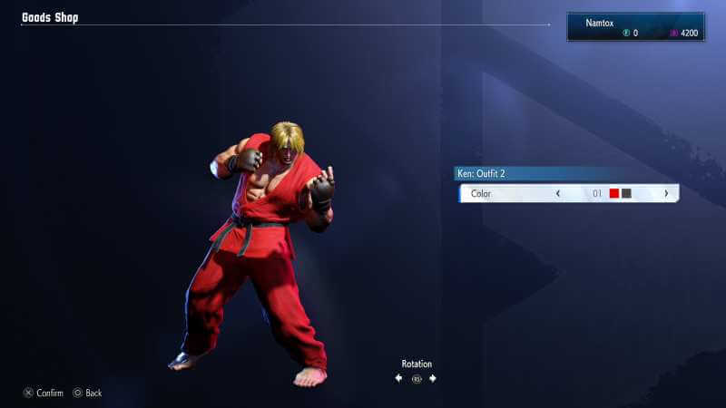 Ken Street Fighter 6 Outfit 2 color 01