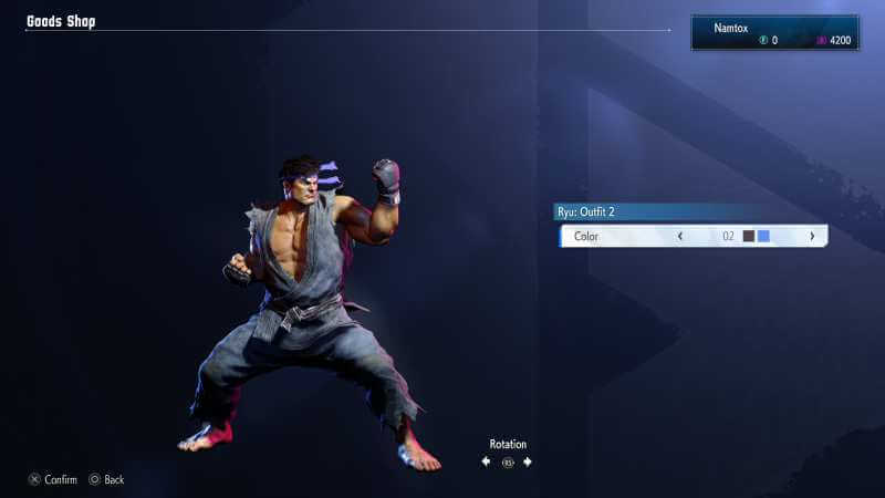 Ryu Street Fighter 6 Outfit 2 color 02