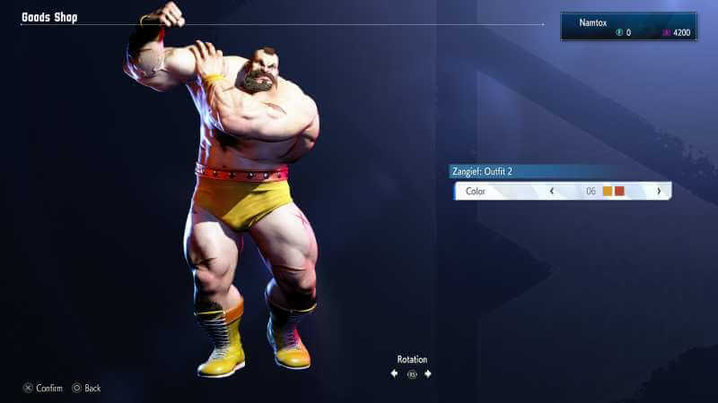 Zangief Street Fighter 6 Outfit 2 color 06