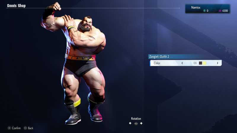 Zangief Street Fighter 6 Outfit 2 color 08