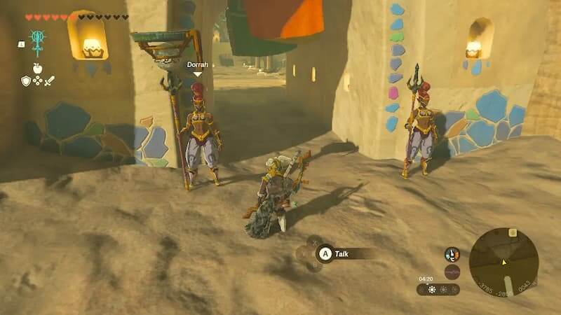 You'll need to venture all around Gerudo Town to complete the Mysterious Eighth quest