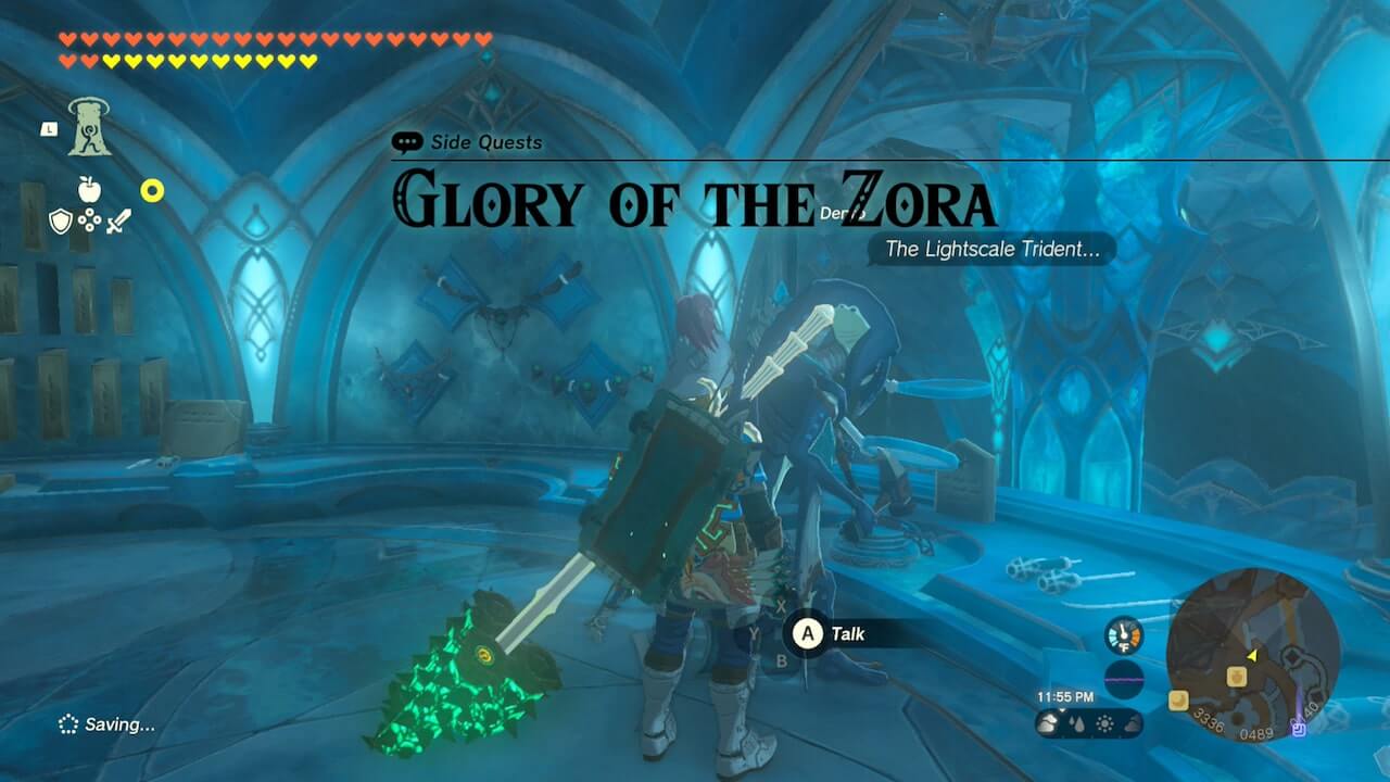 glory of the zora quest zelda tears of the kingdom