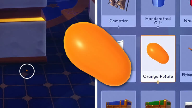 how to make the orange potato for the rainbow potion in Dreamlight Valley