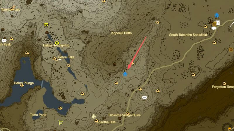 Nouda Shrine location in Zelda Tears of the Kingdom