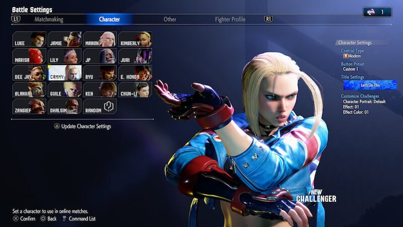Street Fighter 6 - Cammy's Main Outfit