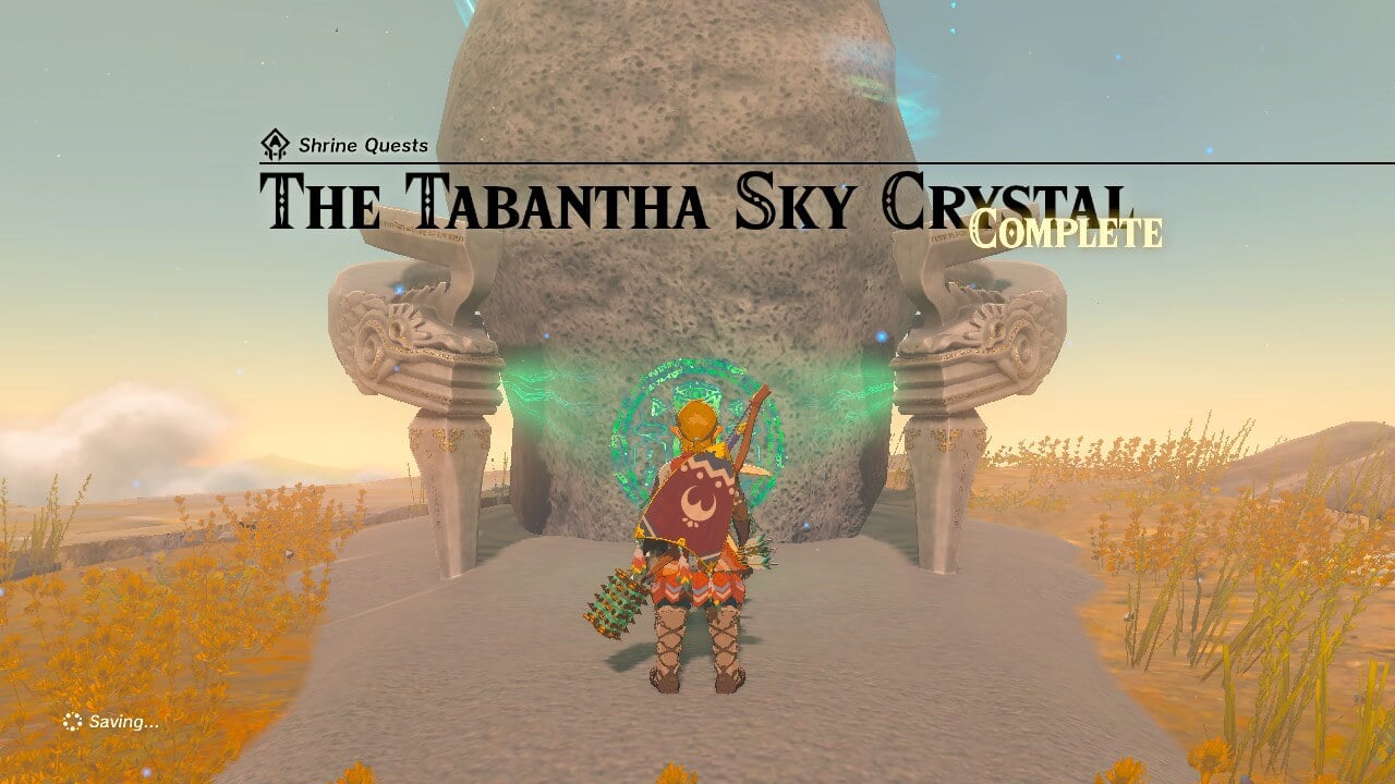 How to complete the Tabantha Sky Crystal in Tears of the Kingdom.