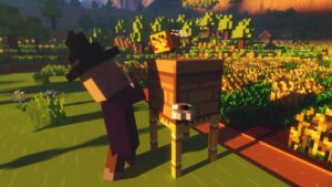 Künstliche Bienenstöcke in Minecraft
