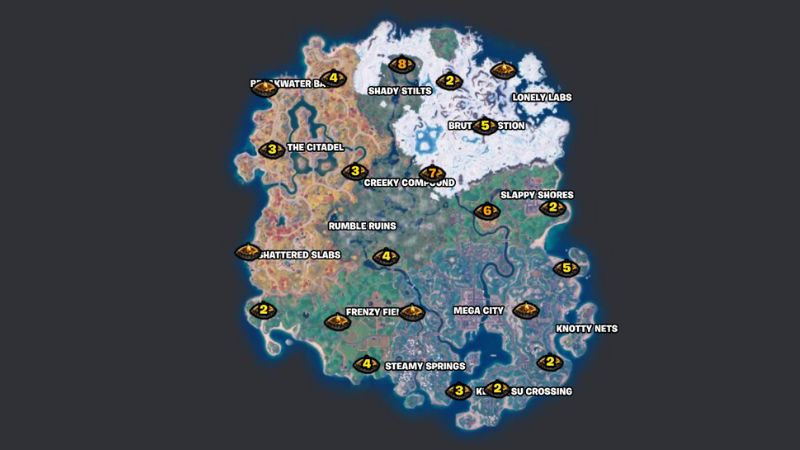 Emplacement Des Feux De Camp Fortnite Chapitre 4 Saison 3