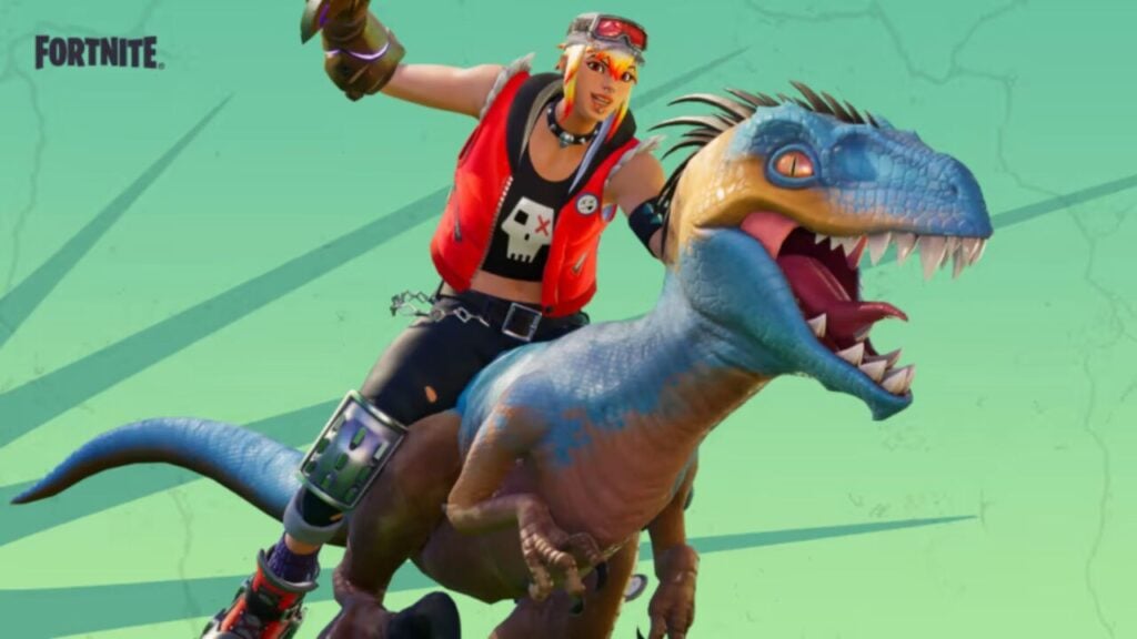 Fortnite - Riding Raptors