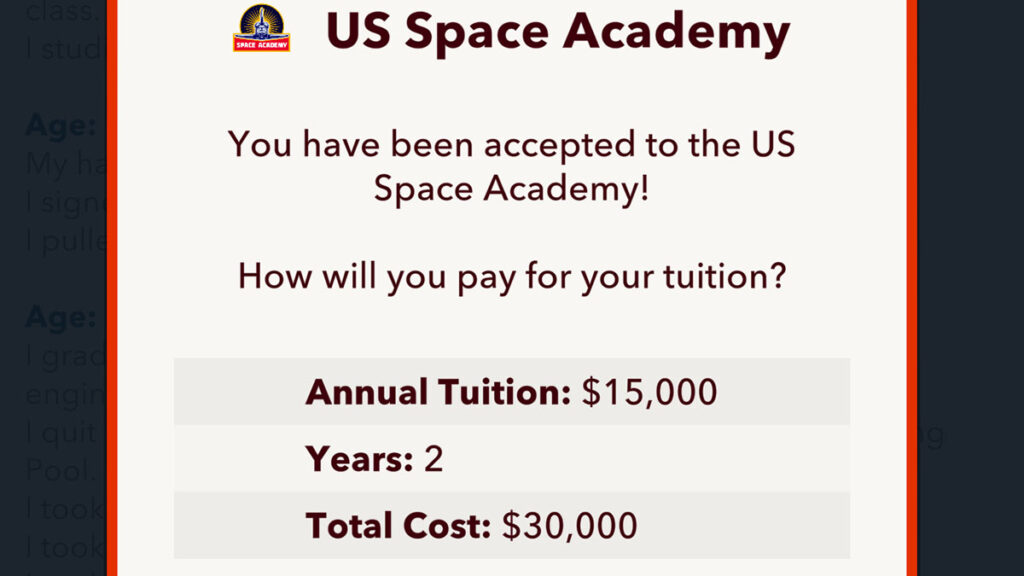 BitLife Astronaut Space Academy