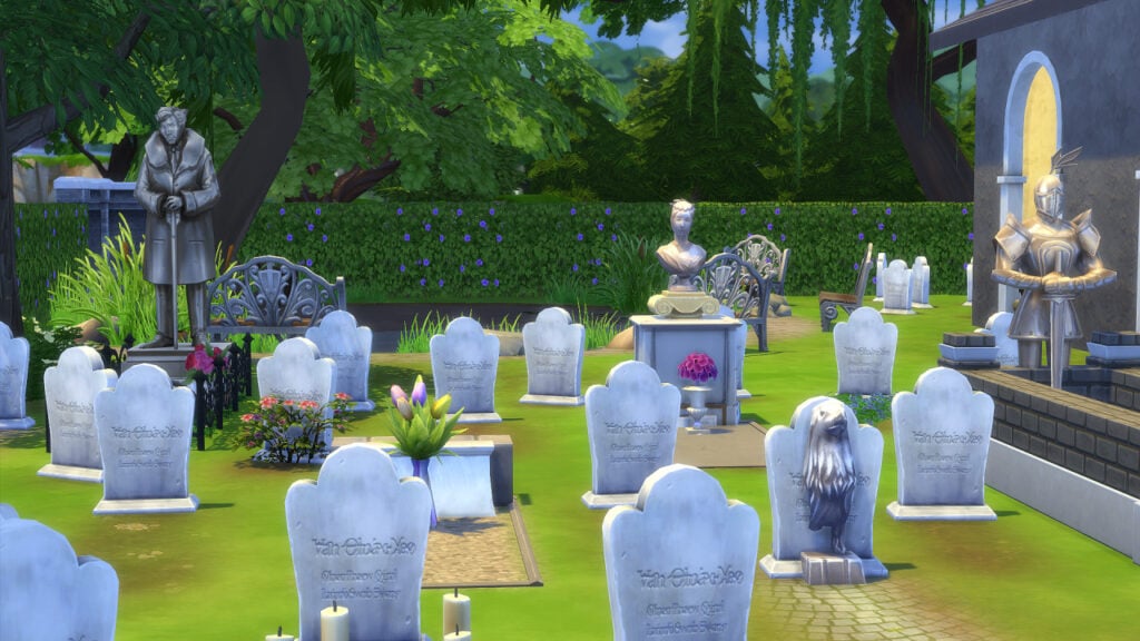 The Sims 4 Graveyard Location