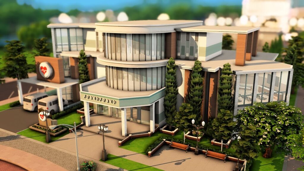 Willow Creek Hospital in The Sims 4