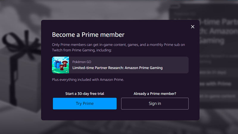 How to claim the Pokemon Go Prime Gaming rewards