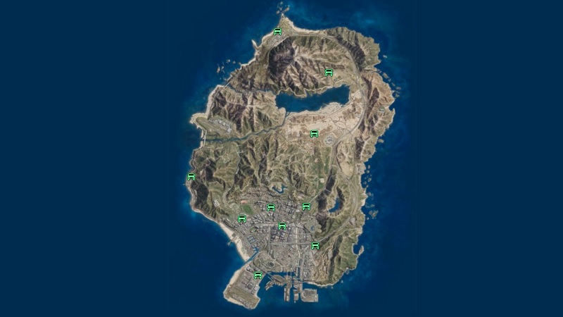 GTA V Locations in Real Life