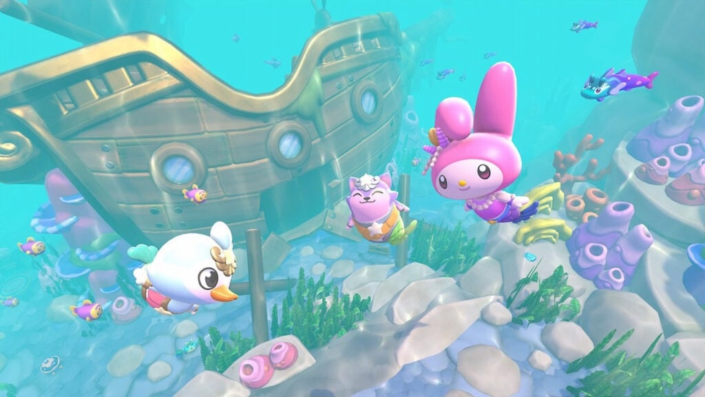 how to dive in hello kitty island adventure