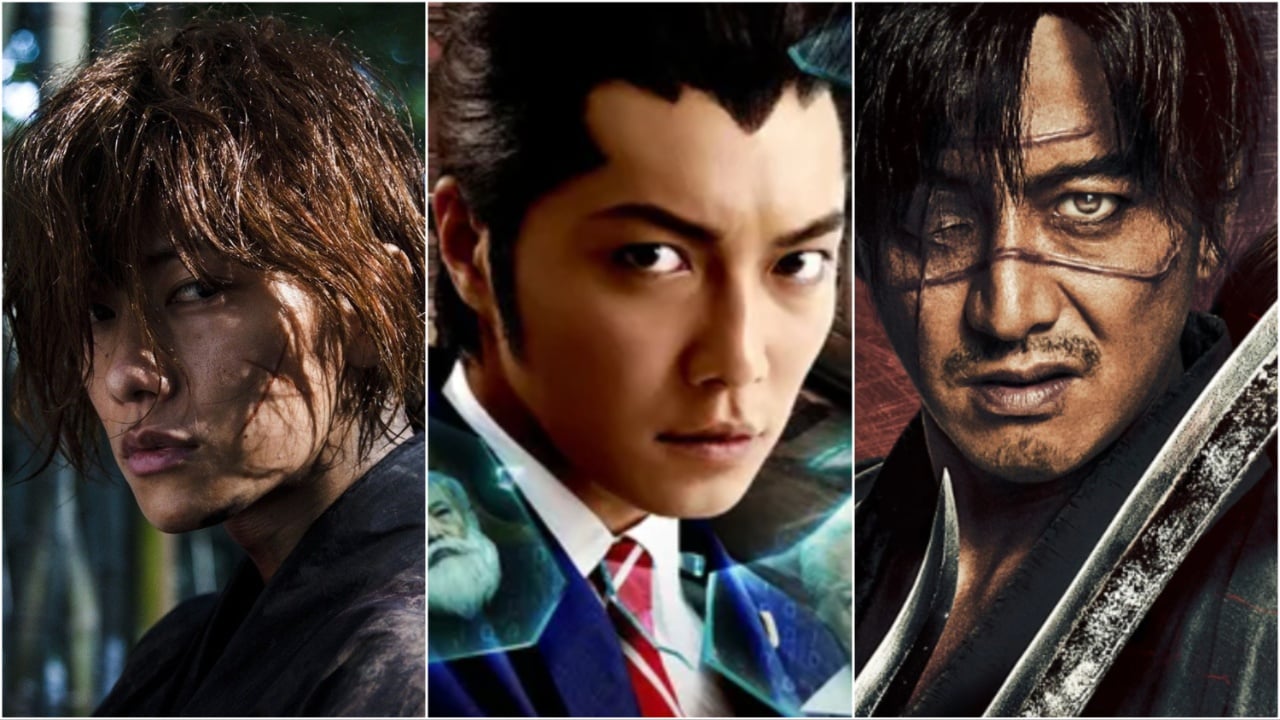 Collage of characters from live-action anime adaptations