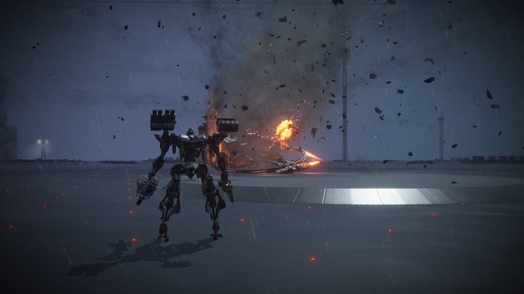 Balteus explodes in Armored Core 6