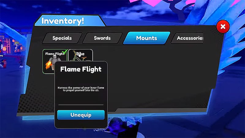 Flame Flight Dans Anime Fighting Simulator X