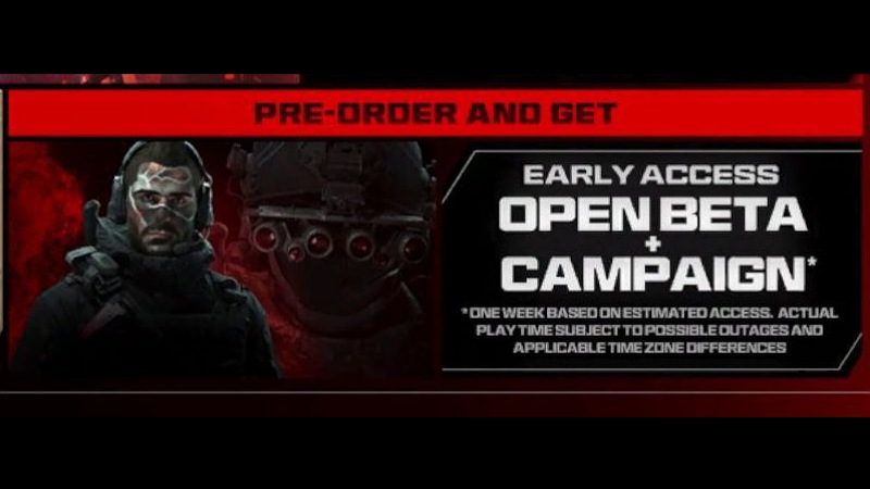 Call of Duty: Modern Warfare III - Open Beta Early Access