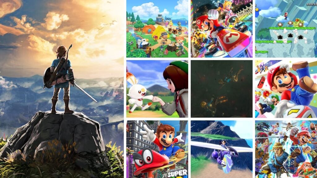 list of best selling nintendo switch games