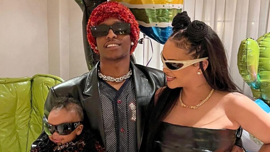 Rihanna A$AP Rocky and their first baby RZA