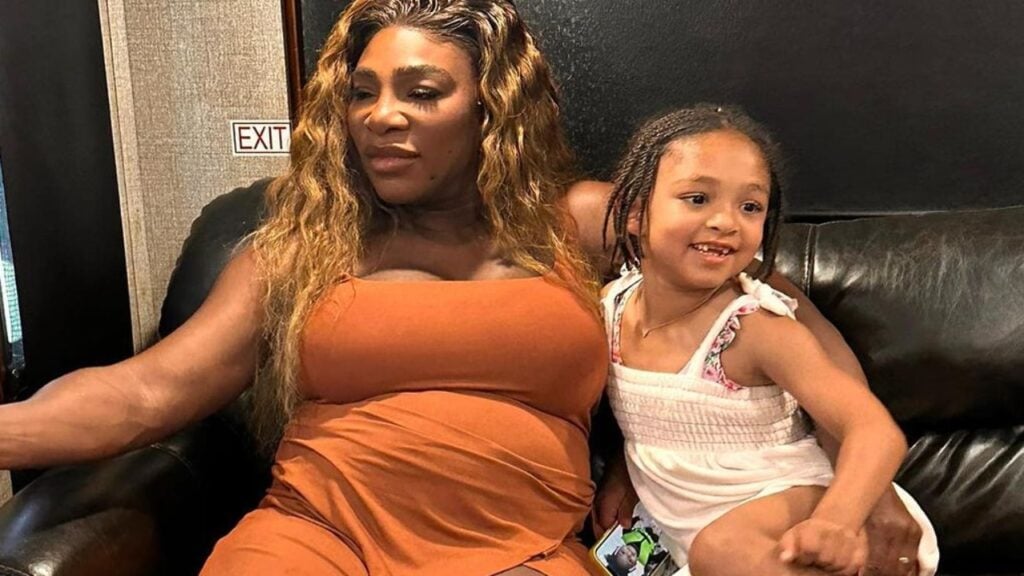 Serena Williams and her daughter Olympia Ohanian