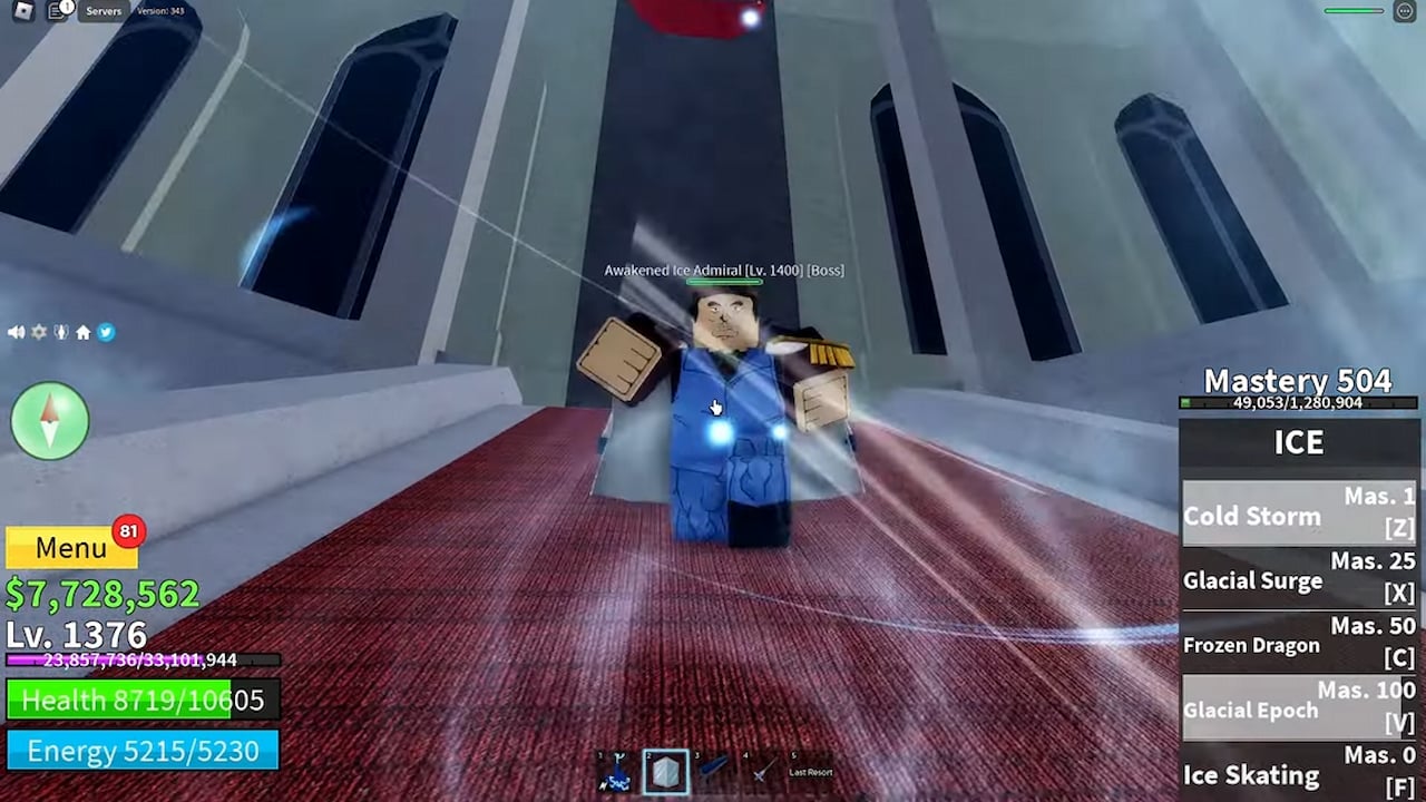 where is the awake ice admiral in second sea bloxfruit｜TikTok Search