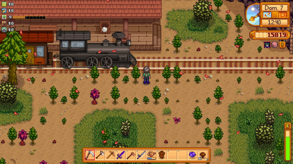 a train passing stardew valley meaning