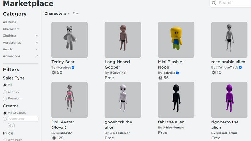 Create Your Own UGC Store Update: Roblox Catalog Avatar Creator