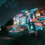 CD Projekt Red neon lights Phantom Liberty Night City