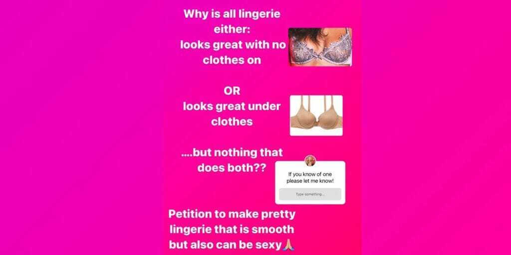 Chrishell Stause champions petition for better lingerie