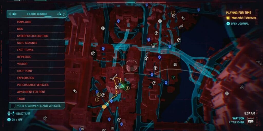 night city map