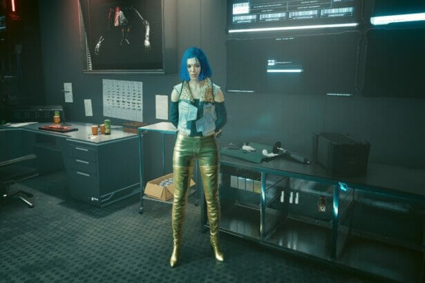 A ripperdoc in Cyberpunk 2077, a vital part of putting together the best netrunner build
