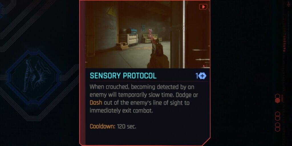 Sensory Protocol in Cyberpunk 2077