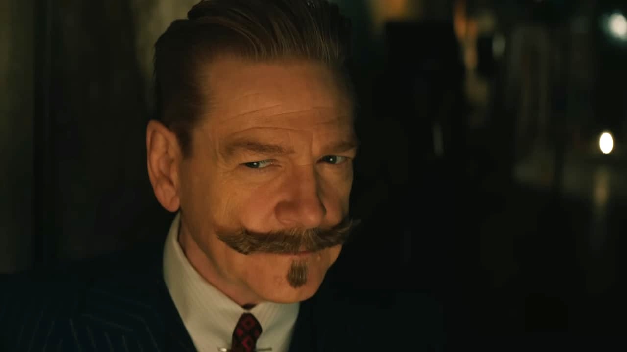 Hercule Poirot, played by Kenneth Branagh, in A Haunting in Venice