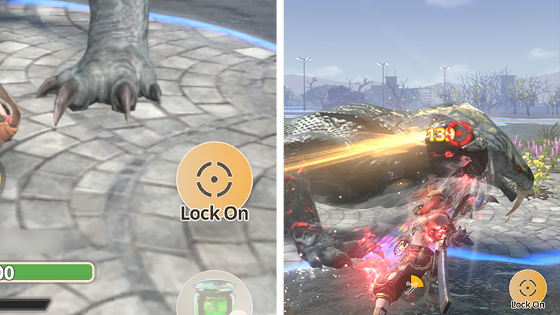 Lock On a Target in Monster Hunter Now