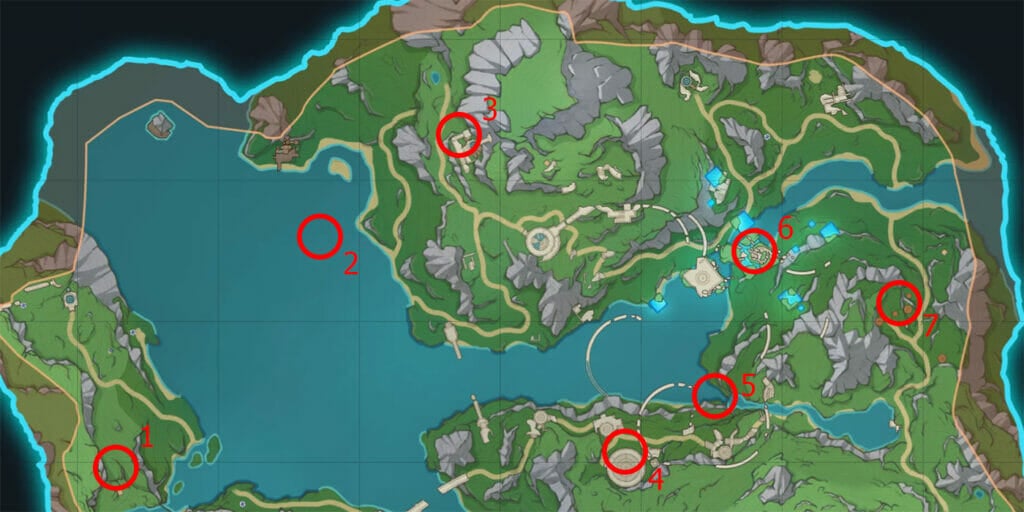 Mysterious Ore Locations