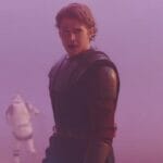 Anakin during the Clone Wars in Ahsoka episode 5