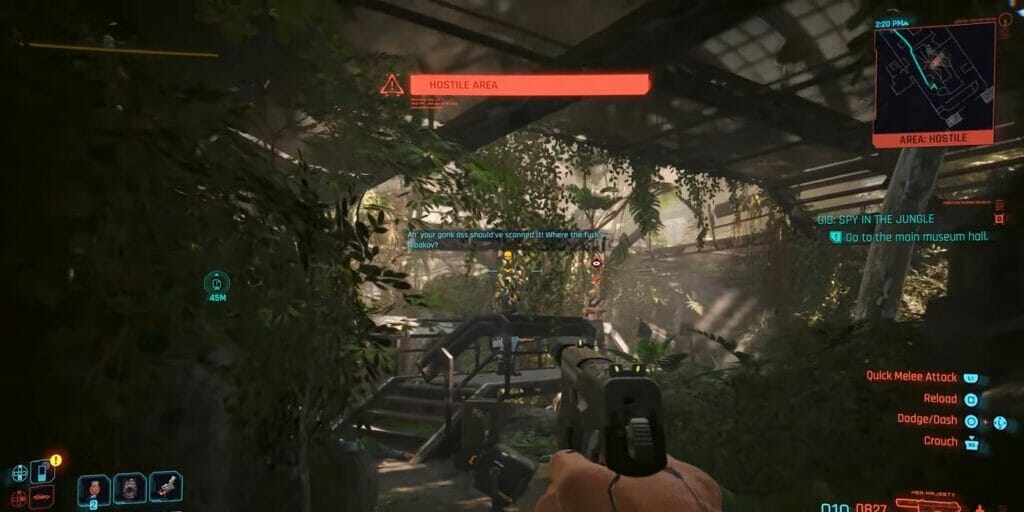 Reaching the Atrium in Spy in the Jungle - Phantom Liberty