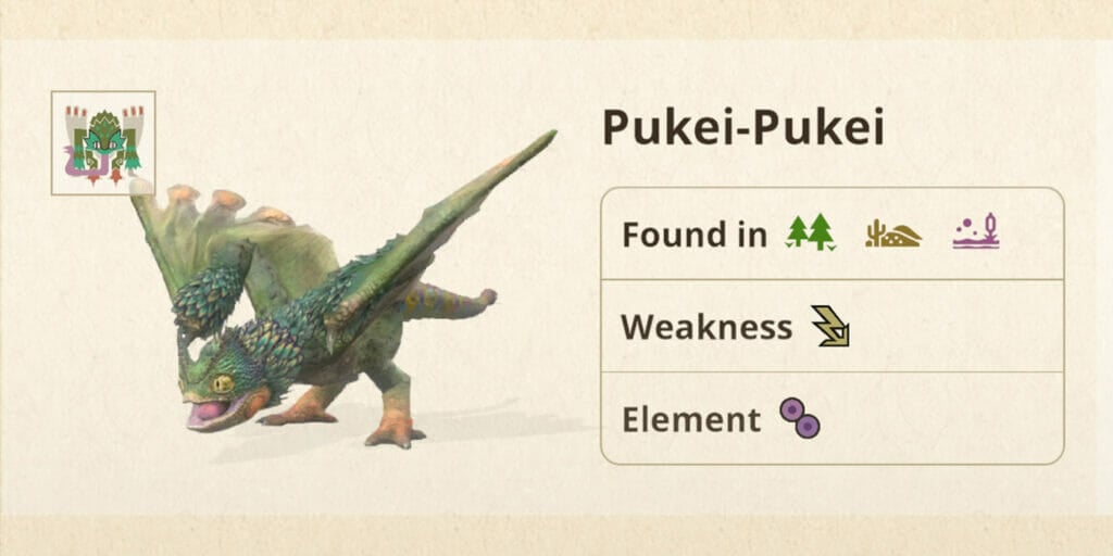 Pukei-Pukei Drop Rates in Monster Hunter Now
