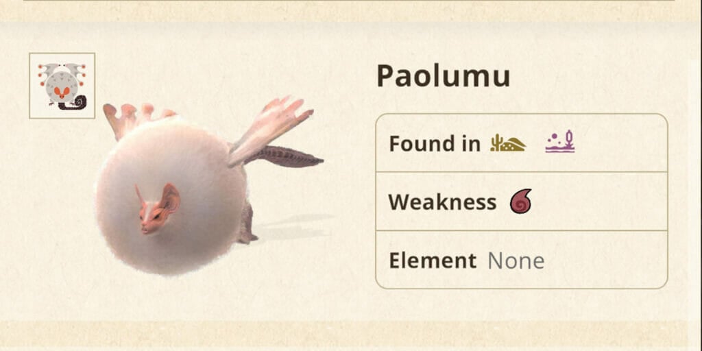 Paolumu Drop Rates in Monster Hunter Now