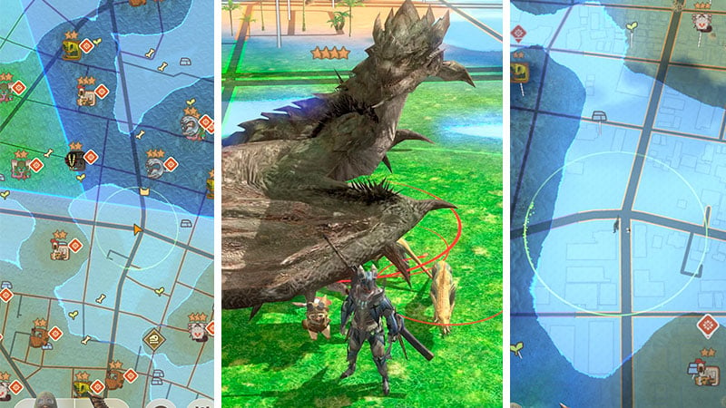 Monster Hunter Now fake gps joystick spoofing iOS Hacks - Collection