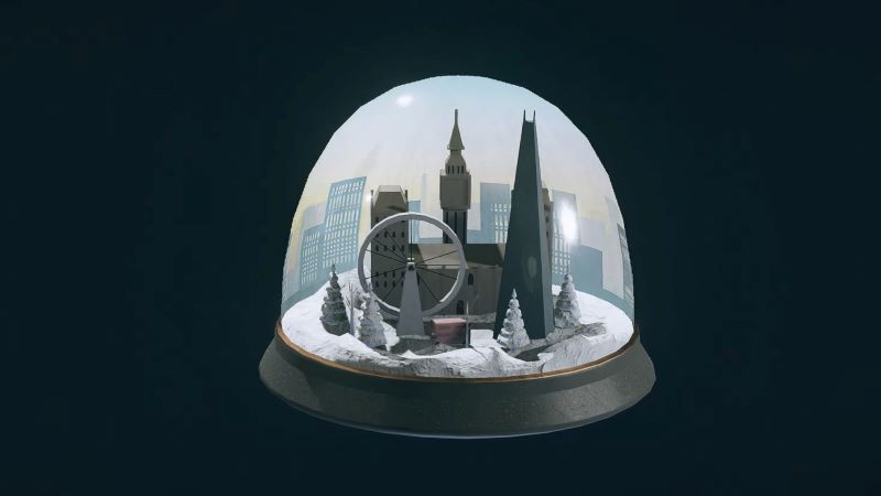 starfield London snow globe